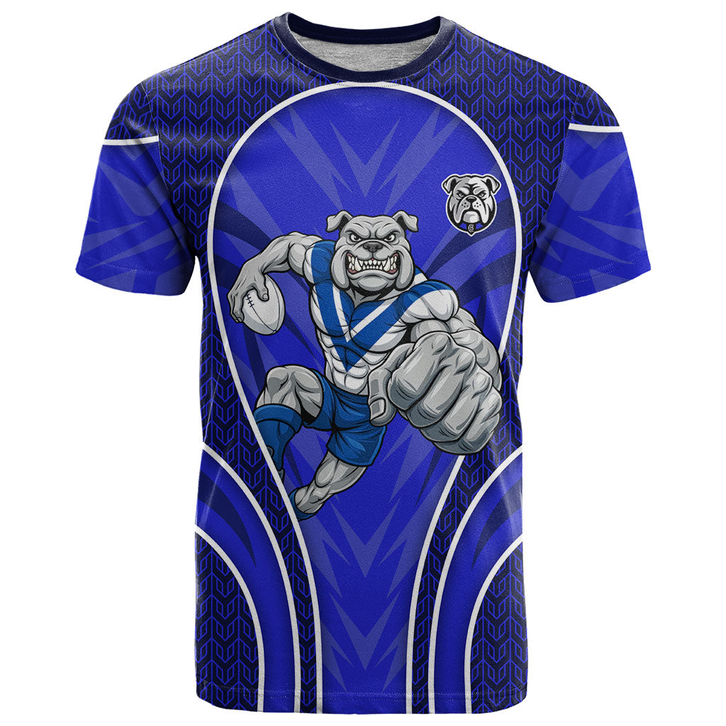Canterbury Bankstown Bulldogs Rugby Mascot T Shirt Australian Rugby Culture - Tribal Inspired Bulldog