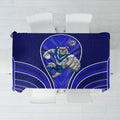 Canterbury Bankstown Bulldogs Rugby Mascot Tablecloth Australian Rugby Culture - Tribal Inspired Bulldog
