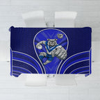 Canterbury Bankstown Bulldogs Rugby Mascot Tablecloth Australian Rugby Culture - Tribal Inspired Bulldog