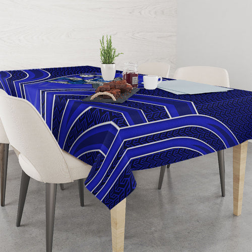 Canterbury Bankstown Bulldogs Rugby Mascot Tablecloth Australian Rugby Culture - Tribal Inspired Bulldog