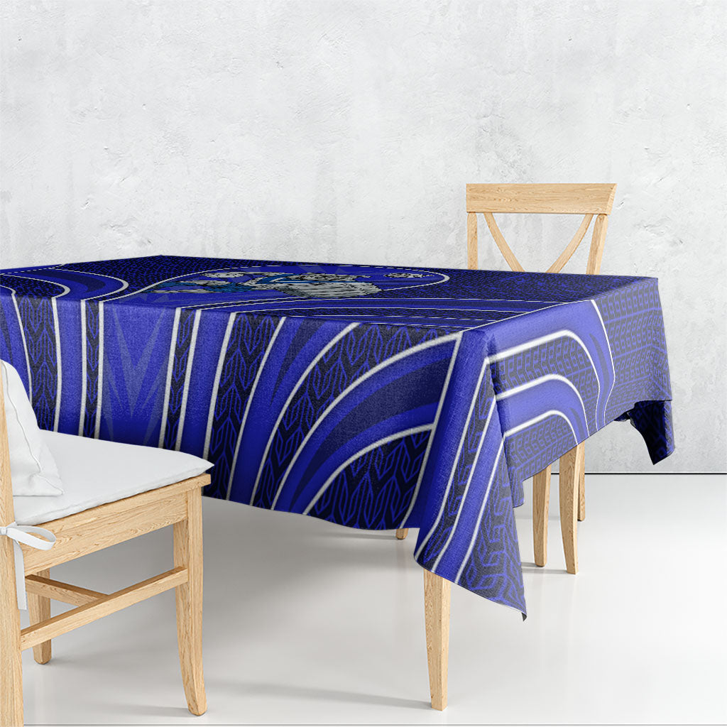 Canterbury Bankstown Bulldogs Rugby Mascot Tablecloth Australian Rugby Culture - Tribal Inspired Bulldog