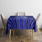 Canterbury Bankstown Bulldogs Rugby Mascot Tablecloth Australian Rugby Culture - Tribal Inspired Bulldog