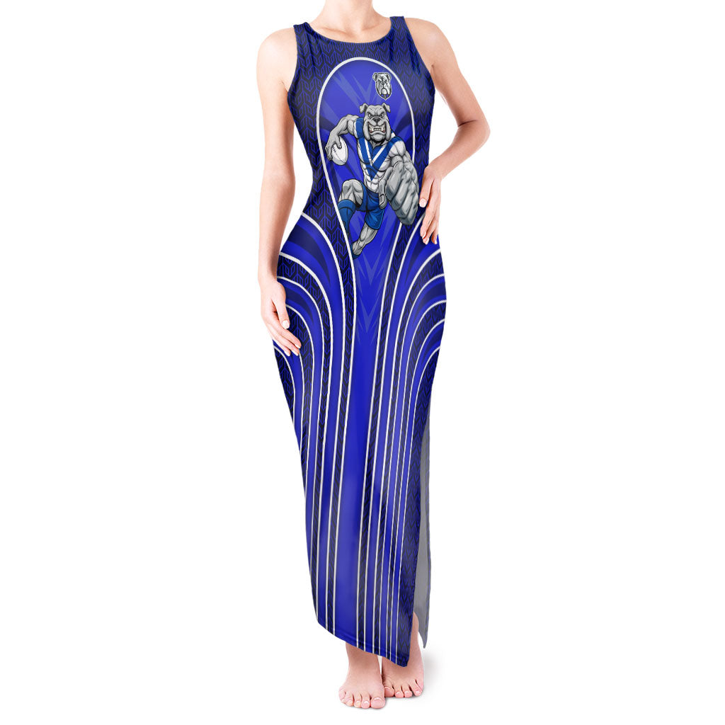 Canterbury Bankstown Bulldogs Rugby Mascot Tank Maxi Dress Australian Rugby Culture - Tribal Inspired Bulldog