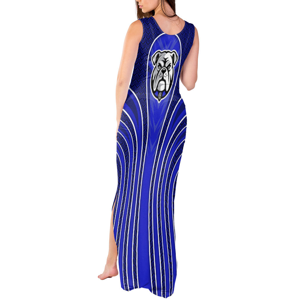 Canterbury Bankstown Bulldogs Rugby Mascot Tank Maxi Dress Australian Rugby Culture - Tribal Inspired Bulldog