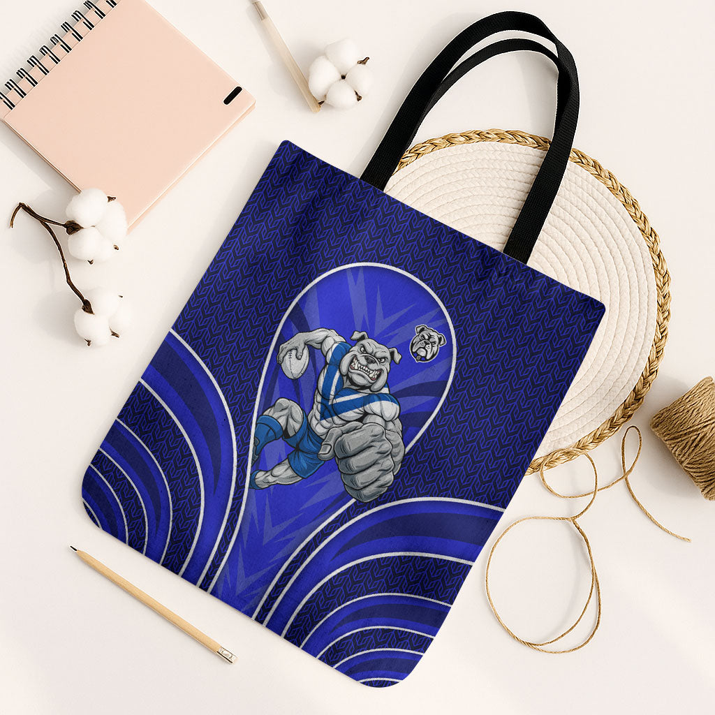 Canterbury Bankstown Bulldogs Rugby Mascot Tote Bag Australian Rugby Culture - Tribal Inspired Bulldog