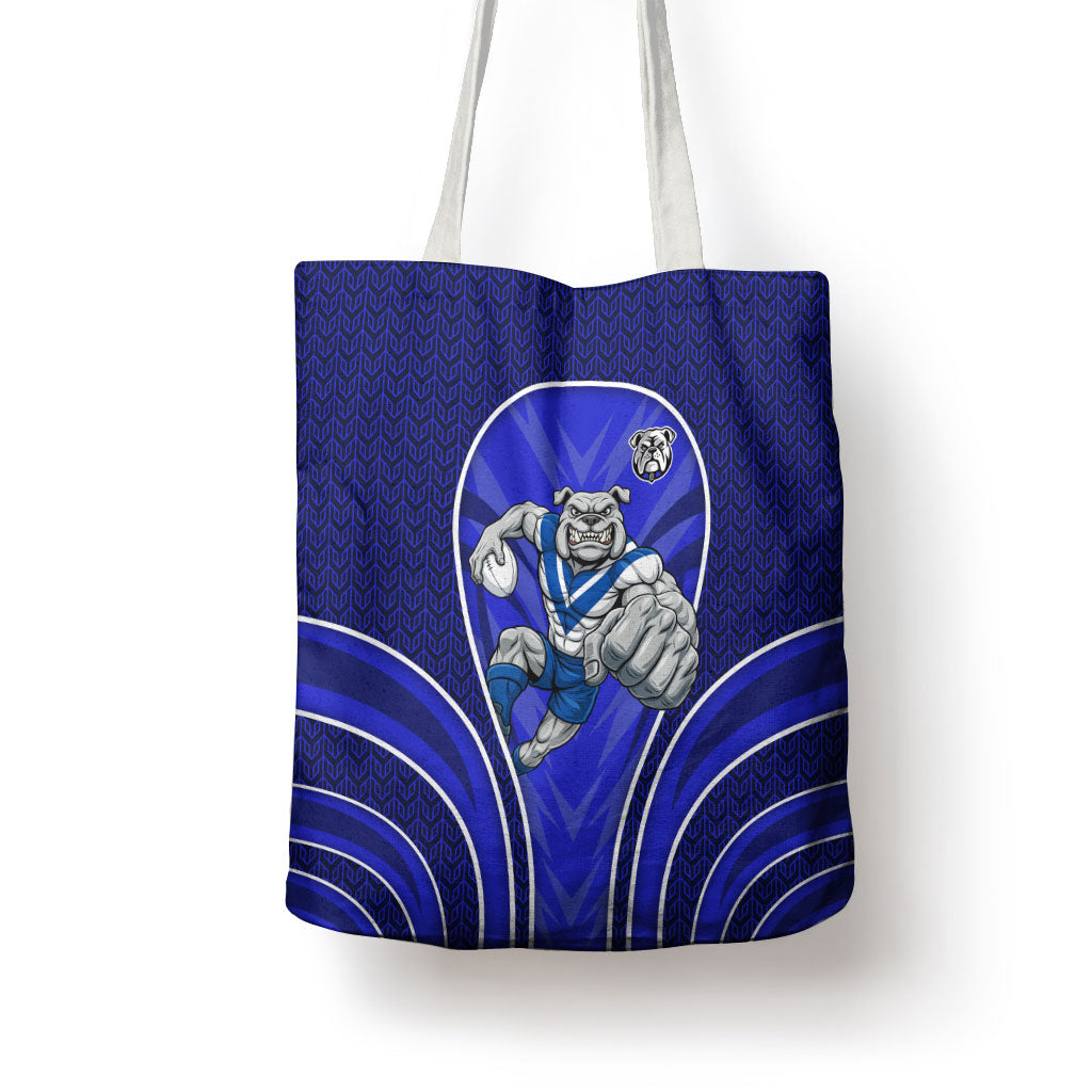 Canterbury Bankstown Bulldogs Rugby Mascot Tote Bag Australian Rugby Culture - Tribal Inspired Bulldog
