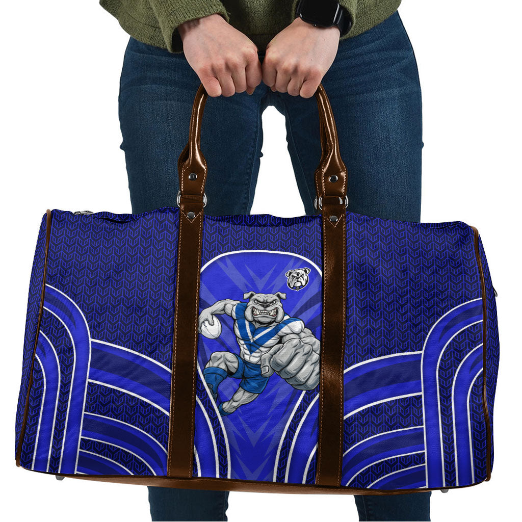 Canterbury Bankstown Bulldogs Rugby Mascot Travel Bag Australian Rugby Culture - Tribal Inspired Bulldog