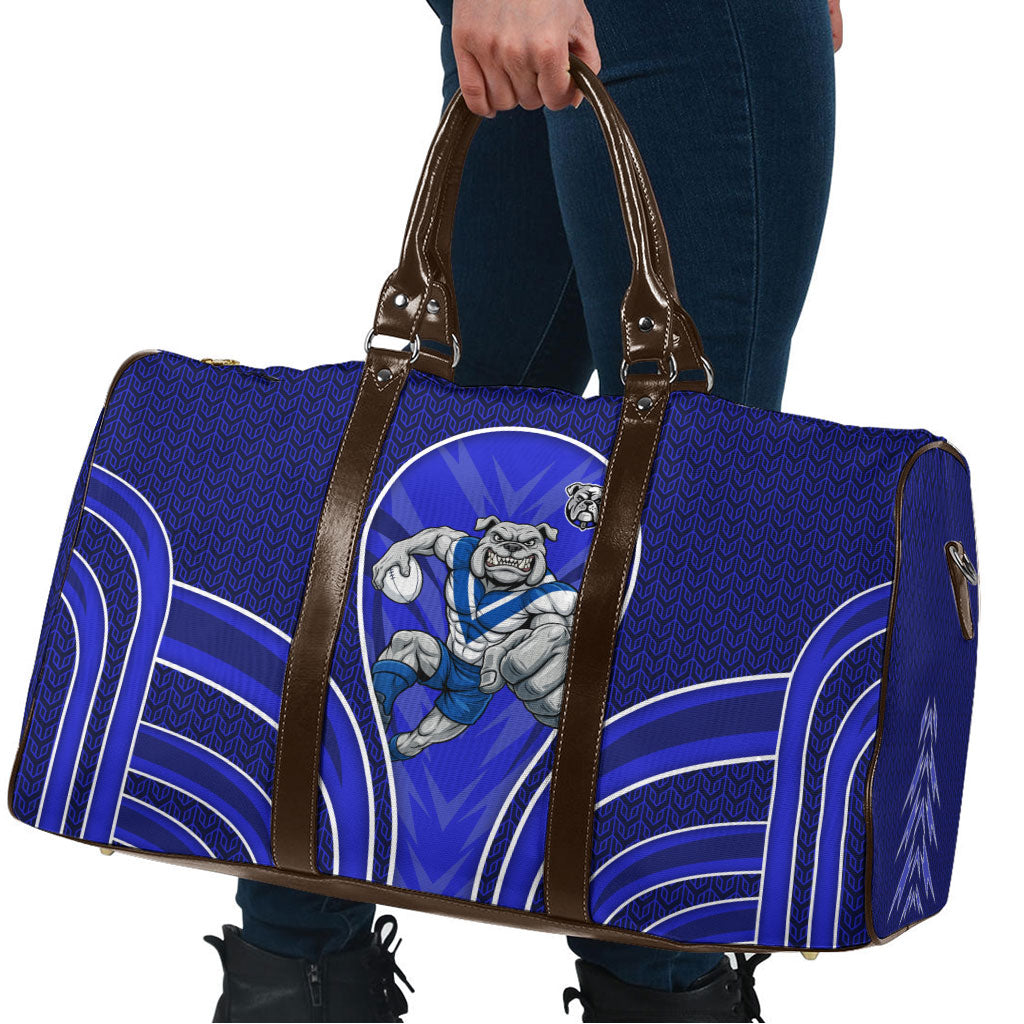 Canterbury Bankstown Bulldogs Rugby Mascot Travel Bag Australian Rugby Culture - Tribal Inspired Bulldog