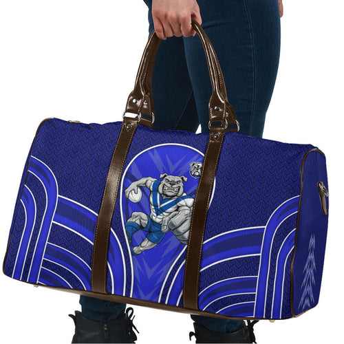 Canterbury Bankstown Bulldogs Rugby Mascot Travel Bag Australian Rugby Culture - Tribal Inspired Bulldog