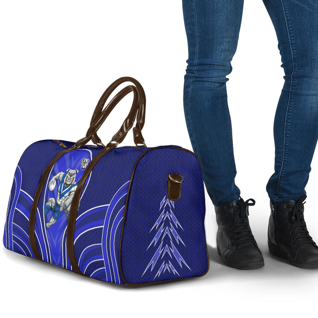 Canterbury Bankstown Bulldogs Rugby Mascot Travel Bag Australian Rugby Culture - Tribal Inspired Bulldog