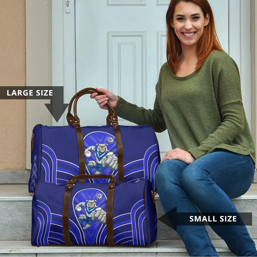Canterbury Bankstown Bulldogs Rugby Mascot Travel Bag Australian Rugby Culture - Tribal Inspired Bulldog