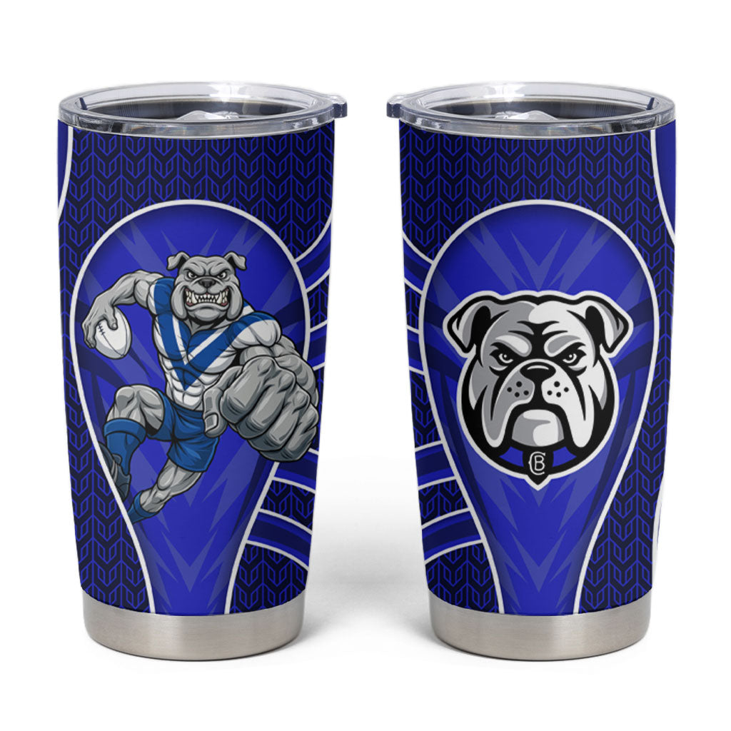 Canterbury Bankstown Bulldogs Rugby Mascot Tumbler Cup Australian Rugby Culture - Tribal Inspired Bulldog