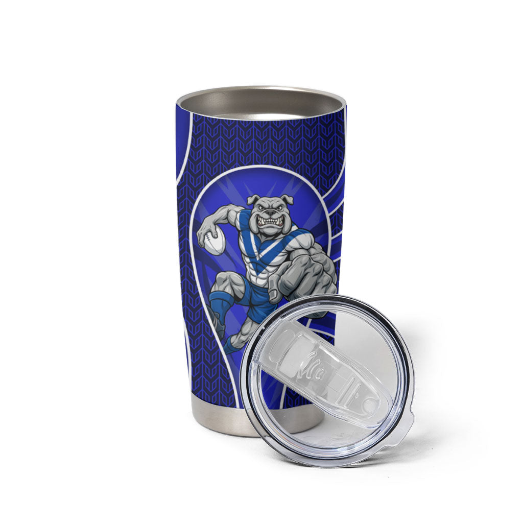 Canterbury Bankstown Bulldogs Rugby Mascot Tumbler Cup Australian Rugby Culture - Tribal Inspired Bulldog