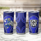 Canterbury Bankstown Bulldogs Rugby Mascot Tumbler Cup Australian Rugby Culture - Tribal Inspired Bulldog