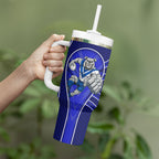 Canterbury Bankstown Bulldogs Rugby Mascot Tumbler With Handle Australian Rugby Culture - Tribal Inspired Bulldog