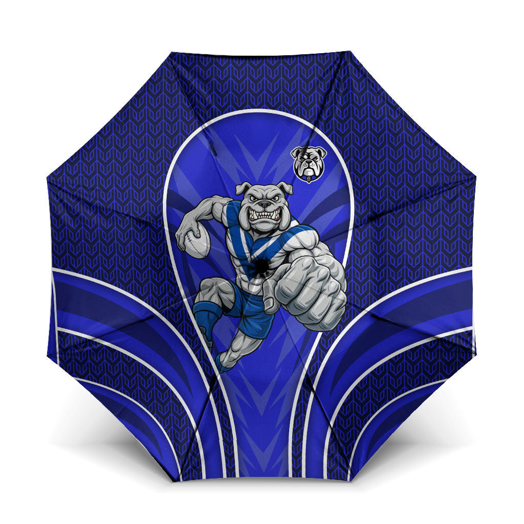 Canterbury Bankstown Bulldogs Rugby Mascot Umbrella Australian Rugby Culture - Tribal Inspired Bulldog