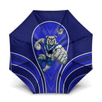 Canterbury Bankstown Bulldogs Rugby Mascot Umbrella Australian Rugby Culture - Tribal Inspired Bulldog