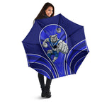 Canterbury Bankstown Bulldogs Rugby Mascot Umbrella Australian Rugby Culture - Tribal Inspired Bulldog