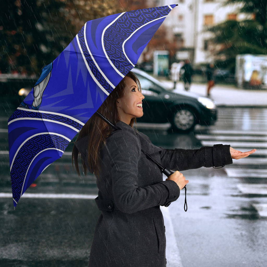 Canterbury Bankstown Bulldogs Rugby Mascot Umbrella Australian Rugby Culture - Tribal Inspired Bulldog