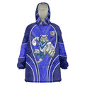 Canterbury Bankstown Bulldogs Rugby Mascot Wearable Blanket Hoodie Australian Rugby Culture - Tribal Inspired Bulldog