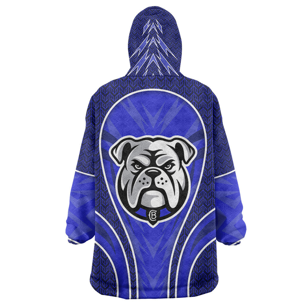 Canterbury Bankstown Bulldogs Rugby Mascot Wearable Blanket Hoodie Australian Rugby Culture - Tribal Inspired Bulldog