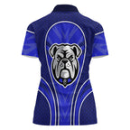 Canterbury Bankstown Bulldogs Rugby Mascot Women Polo Shirt Australian Rugby Culture - Tribal Inspired Bulldog
