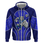 Canterbury Bankstown Bulldogs Rugby Mascot Zip Hoodie Australian Rugby Culture - Tribal Inspired Bulldog