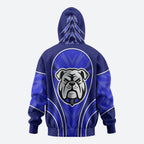 Canterbury Bankstown Bulldogs Rugby Mascot Zip Hoodie Australian Rugby Culture - Tribal Inspired Bulldog