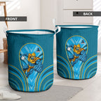 Gold Coast Titans Rugby Mascot Laundry Basket Australian Rugby Culture - Tribal Inspired Warrior Titan