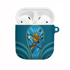Gold Coast Titans Rugby Mascot AirPods Case Australian Rugby Culture - Tribal Inspired Warrior Titan