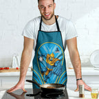 Gold Coast Titans Rugby Mascot Apron Australian Rugby Culture - Tribal Inspired Warrior Titan