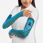 Gold Coast Titans Rugby Mascot Arm Sleeves Australian Rugby Culture - Tribal Inspired Warrior Titan