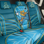 Gold Coast Titans Rugby Mascot Back Car Seat Cover Australian Rugby Culture - Tribal Inspired Warrior Titan