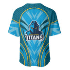 Gold Coast Titans Rugby Mascot Baseball Jersey Australian Rugby Culture - Tribal Inspired Warrior Titan