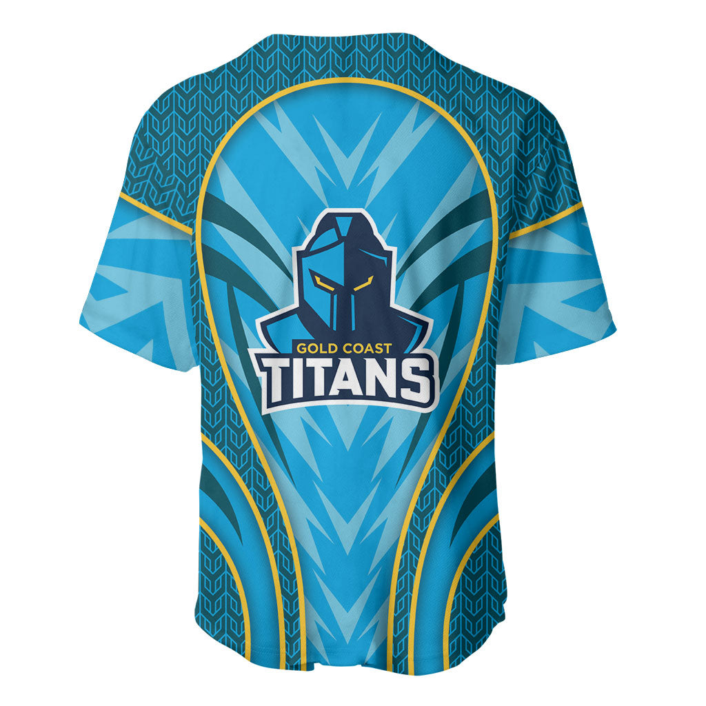 Gold Coast Titans Rugby Mascot Baseball Jersey Australian Rugby Culture - Tribal Inspired Warrior Titan