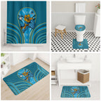 Gold Coast Titans Rugby Mascot Bathroom Set Australian Rugby Culture - Tribal Inspired Warrior Titan
