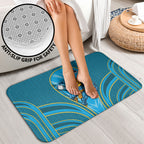 Gold Coast Titans Rugby Mascot Bathroom Set Australian Rugby Culture - Tribal Inspired Warrior Titan