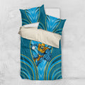 Gold Coast Titans Rugby Mascot Bedding Set Australian Rugby Culture - Tribal Inspired Warrior Titan