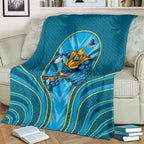 Gold Coast Titans Rugby Mascot Blanket Australian Rugby Culture - Tribal Inspired Warrior Titan