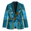 Gold Coast Titans Rugby Mascot Blazer Australian Rugby Culture - Tribal Inspired Warrior Titan