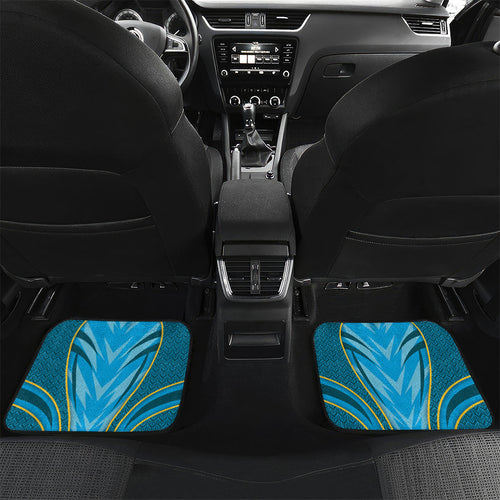 Gold Coast Titans Rugby Mascot Car Mats Australian Rugby Culture - Tribal Inspired Warrior Titan