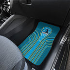 Gold Coast Titans Rugby Mascot Car Mats Australian Rugby Culture - Tribal Inspired Warrior Titan