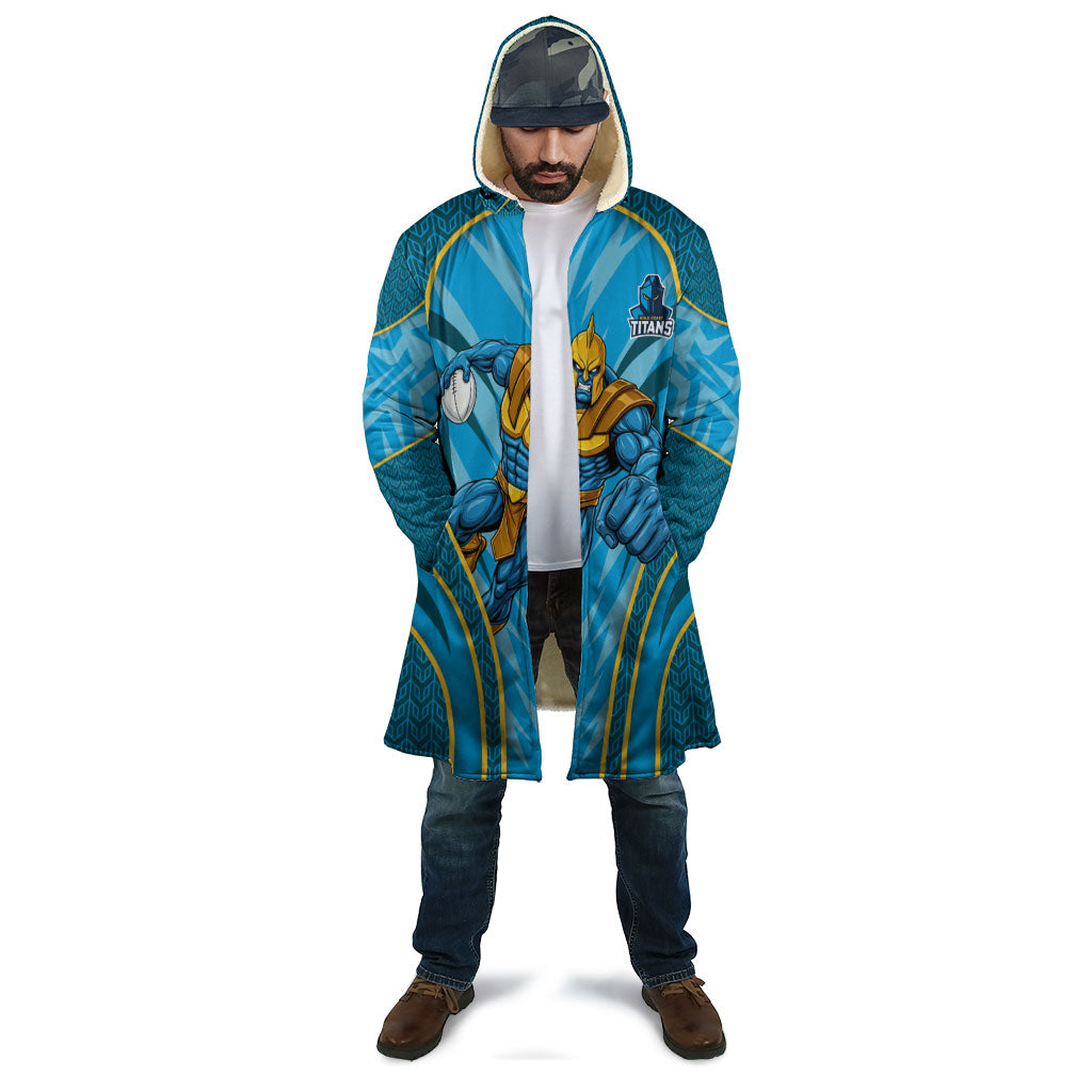 Gold Coast Titans Rugby Mascot Cloak Australian Rugby Culture - Tribal Inspired Warrior Titan