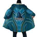 Gold Coast Titans Rugby Mascot Cloak Australian Rugby Culture - Tribal Inspired Warrior Titan