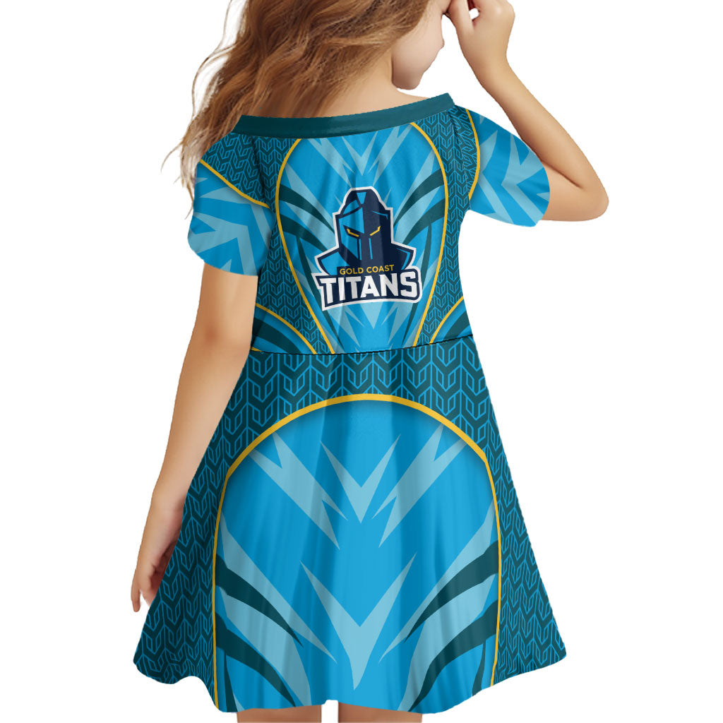 Gold Coast Titans Rugby Mascot Family Matching Mermaid Dress and Hawaiian Shirt Australian Rugby Culture - Tribal Inspired Warrior Titan