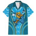 Gold Coast Titans Rugby Mascot Hawaiian Shirt Australian Rugby Culture - Tribal Inspired Warrior Titan