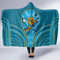 Gold Coast Titans Rugby Mascot Hooded Blanket Australian Rugby Culture - Tribal Inspired Warrior Titan
