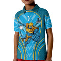 Gold Coast Titans Rugby Mascot Kid Polo Shirt Australian Rugby Culture - Tribal Inspired Warrior Titan