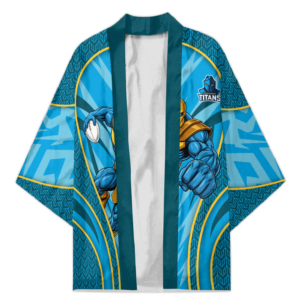 Gold Coast Titans Rugby Mascot Kimono Australian Rugby Culture - Tribal Inspired Warrior Titan