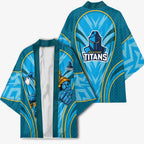 Gold Coast Titans Rugby Mascot Kimono Australian Rugby Culture - Tribal Inspired Warrior Titan